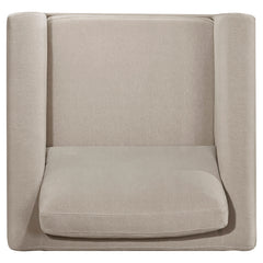 Islington Taupe 3-piece Upholstered Panel Arm Sofa Set - Ornate Home