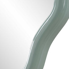 Isly Robin's Egg Blue Oval Mirror - Ornate Home