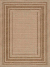 Isoko Bordered Faux Jute Outdoor Rug - Ornate Home
