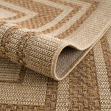 Isoko Bordered Faux Jute Outdoor Rug - Ornate Home