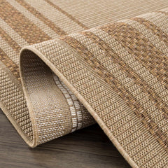 Isoko Bordered Faux Jute Outdoor Rug - Ornate Home