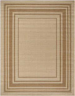 Isoko Bordered Faux Jute Outdoor Rug - Ornate Home
