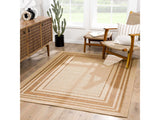 Isoko Bordered Faux Jute Rug - Ornate Home