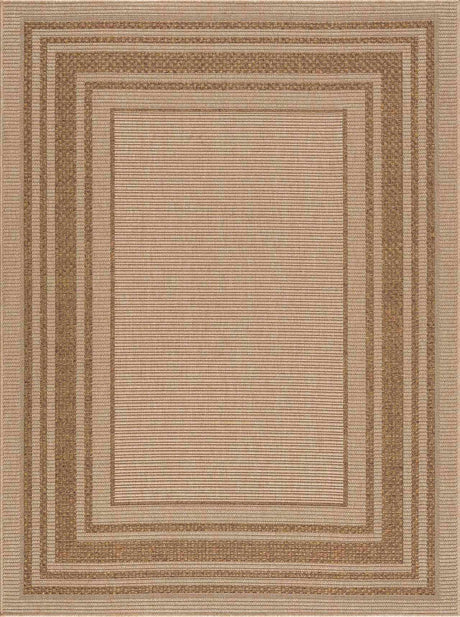 Isoko Bordered Faux Jute Rug - Ornate Home