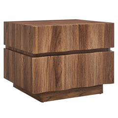 Isola Walnut 2 Drawer Nightstand - Ornate Home