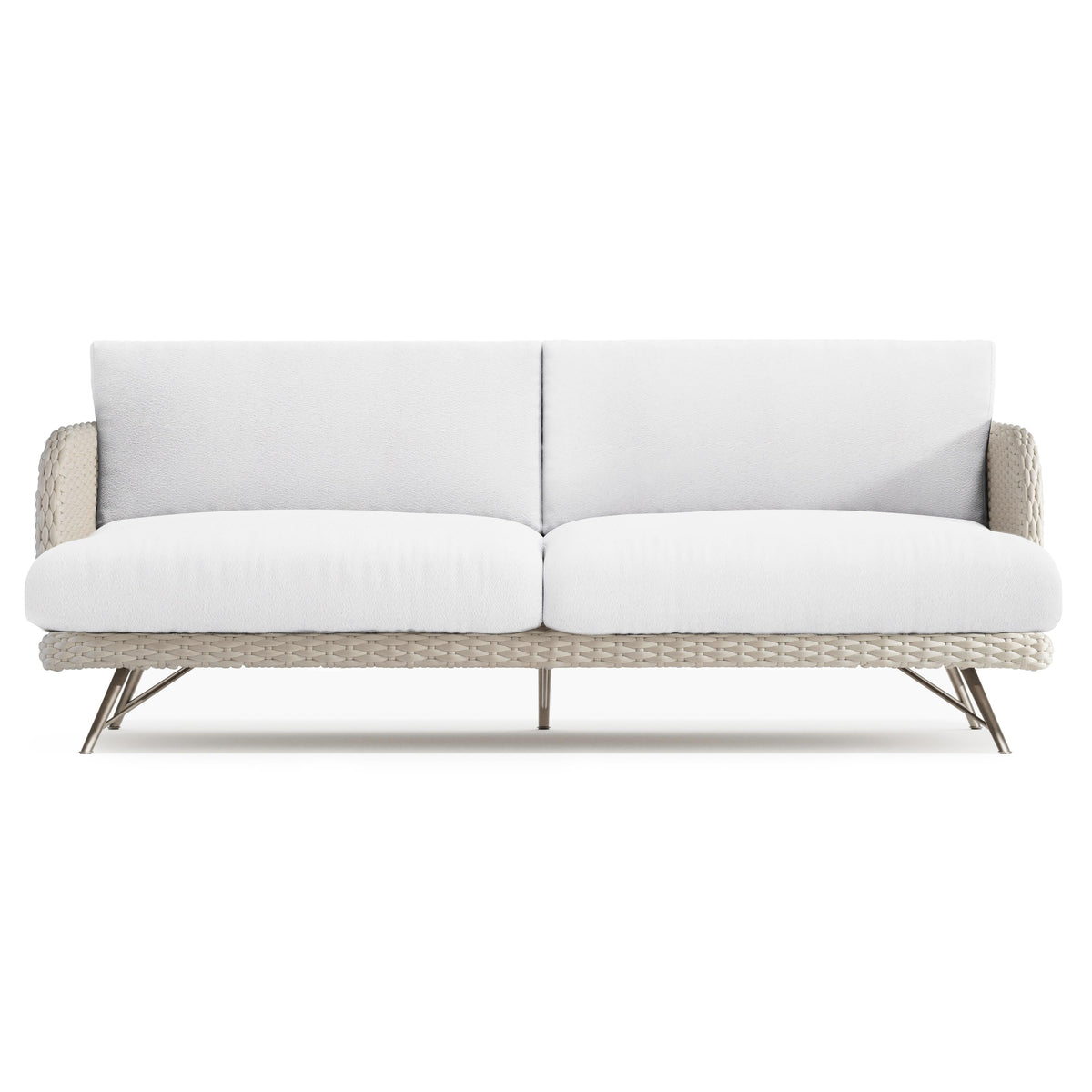 Isola White Outdoor Sofa - Ornate Home