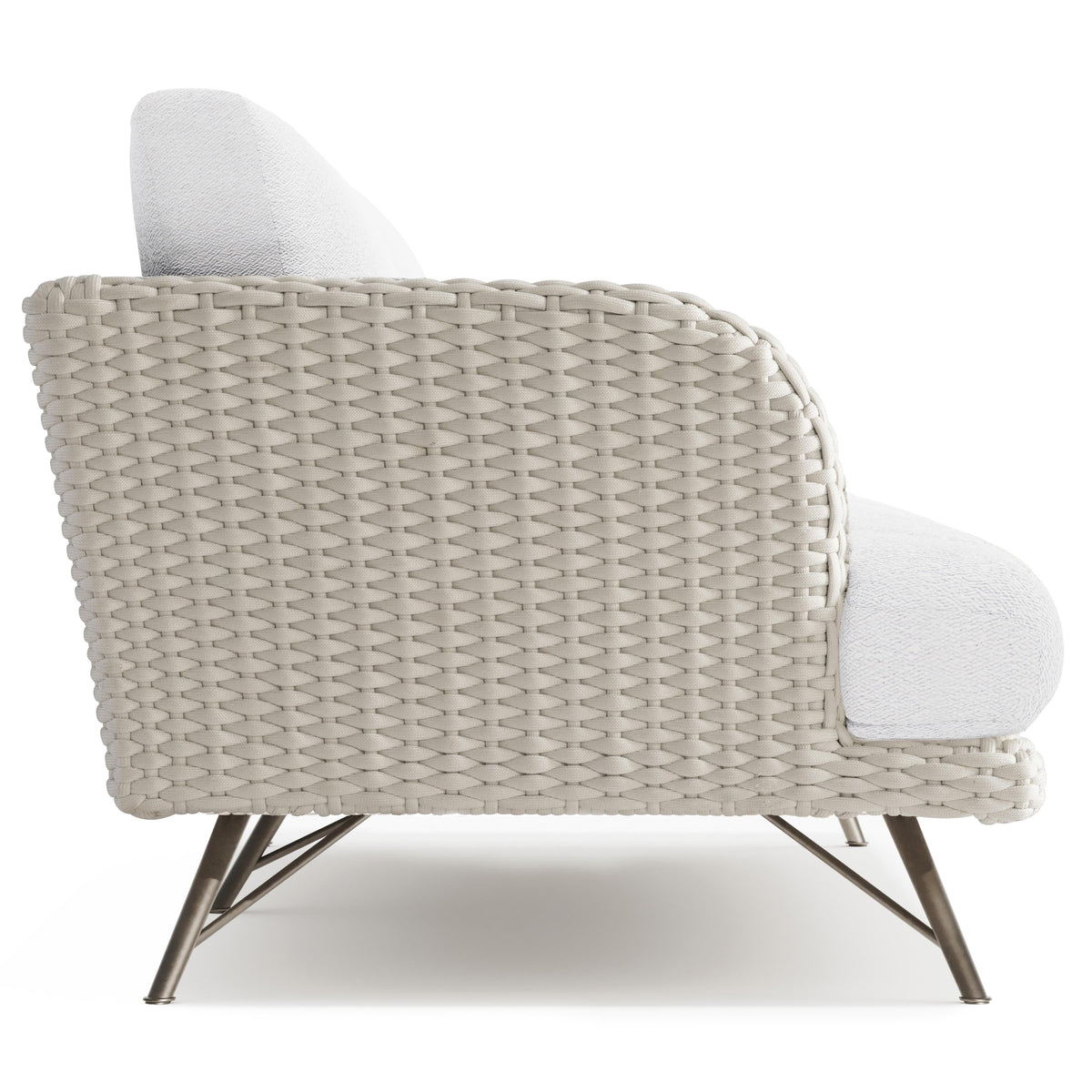 Isola White Outdoor Sofa - Ornate Home