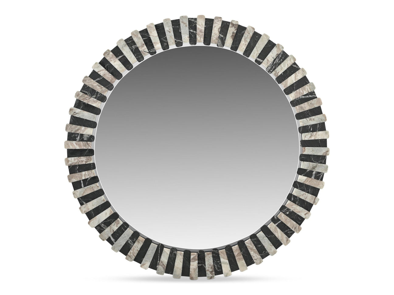 Isolde Black/Beige Mirror - Ornate Home