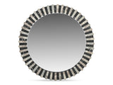Isolde Black/Beige Mirror - Ornate Home