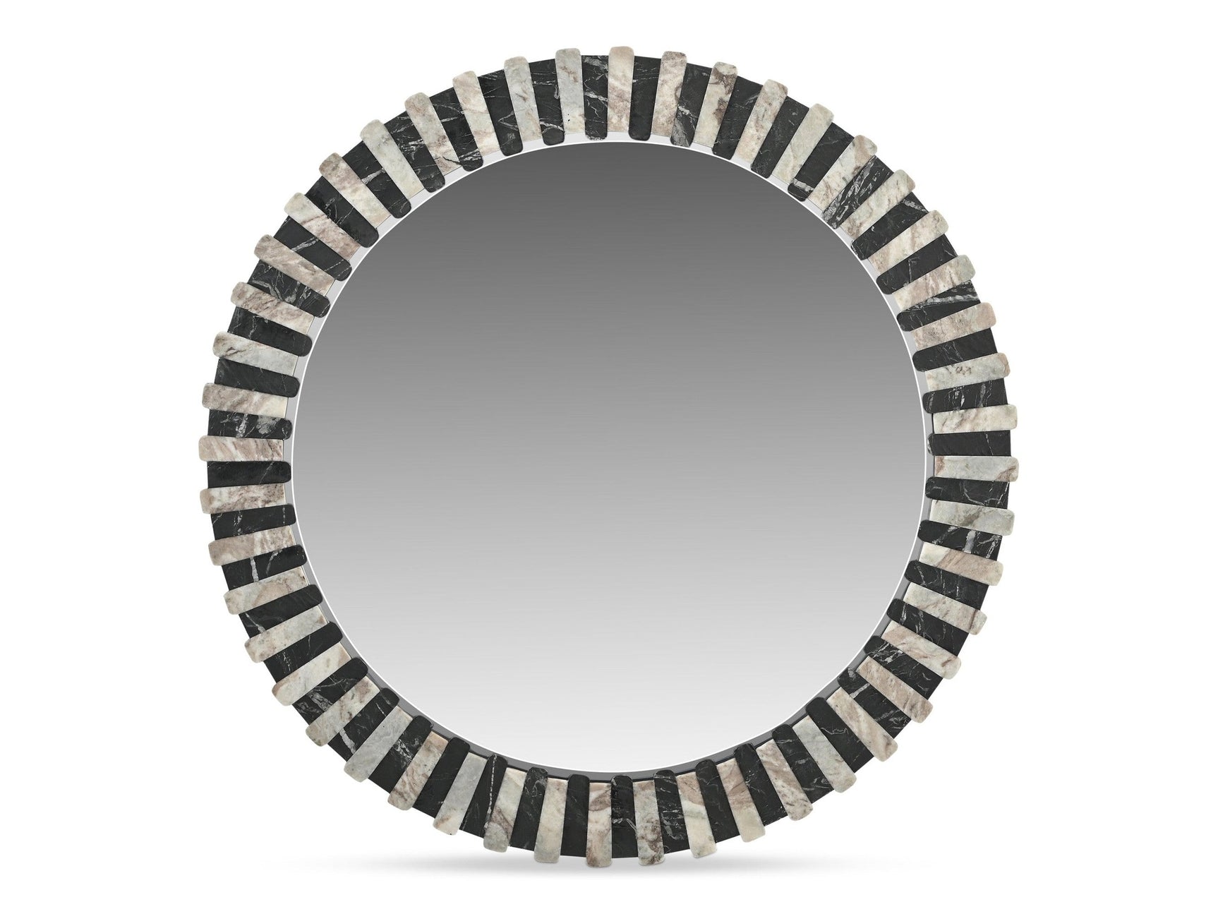 Isolde Black/Beige Mirror - Ornate Home