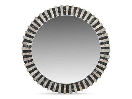 Isolde Black/Beige Mirror - Ornate Home