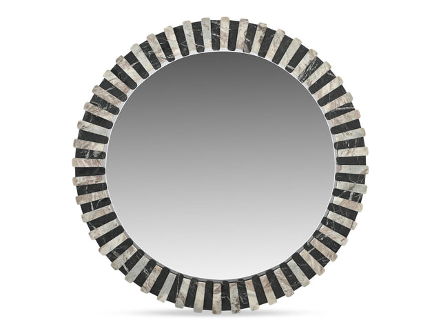 Isolde Black/Beige Mirror - Ornate Home