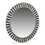 Isolde Black/Beige Mirror - Ornate Home