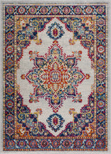 Istanbul Medallion Orange Area Rug - Clearance - Ornate Home
