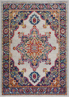 Istanbul Medallion Orange Area Rug - Clearance - Ornate Home