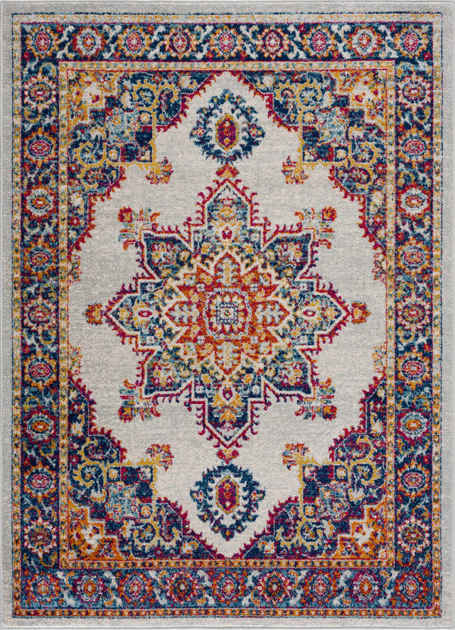 Istanbul Medallion Orange Area Rug - Clearance - Ornate Home