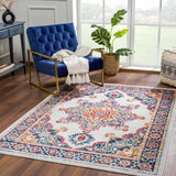 Istanbul Medallion Orange Area Rug - Clearance - Ornate Home