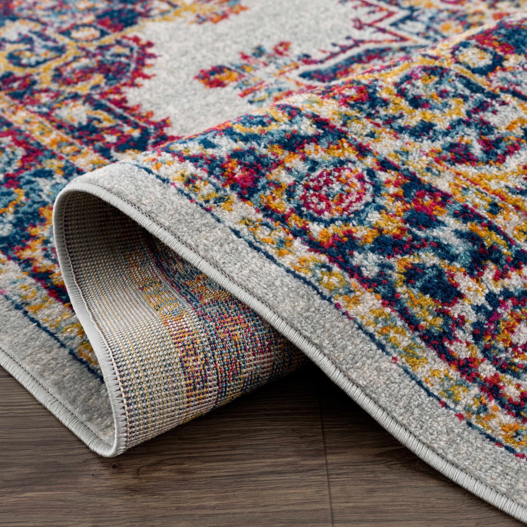 Istanbul Medallion Orange Area Rug - Clearance - Ornate Home