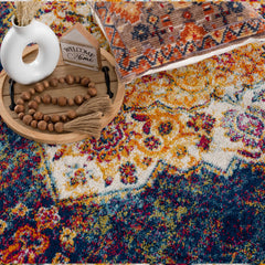Istanbul Navy Area Rug - Clearance - Ornate Home