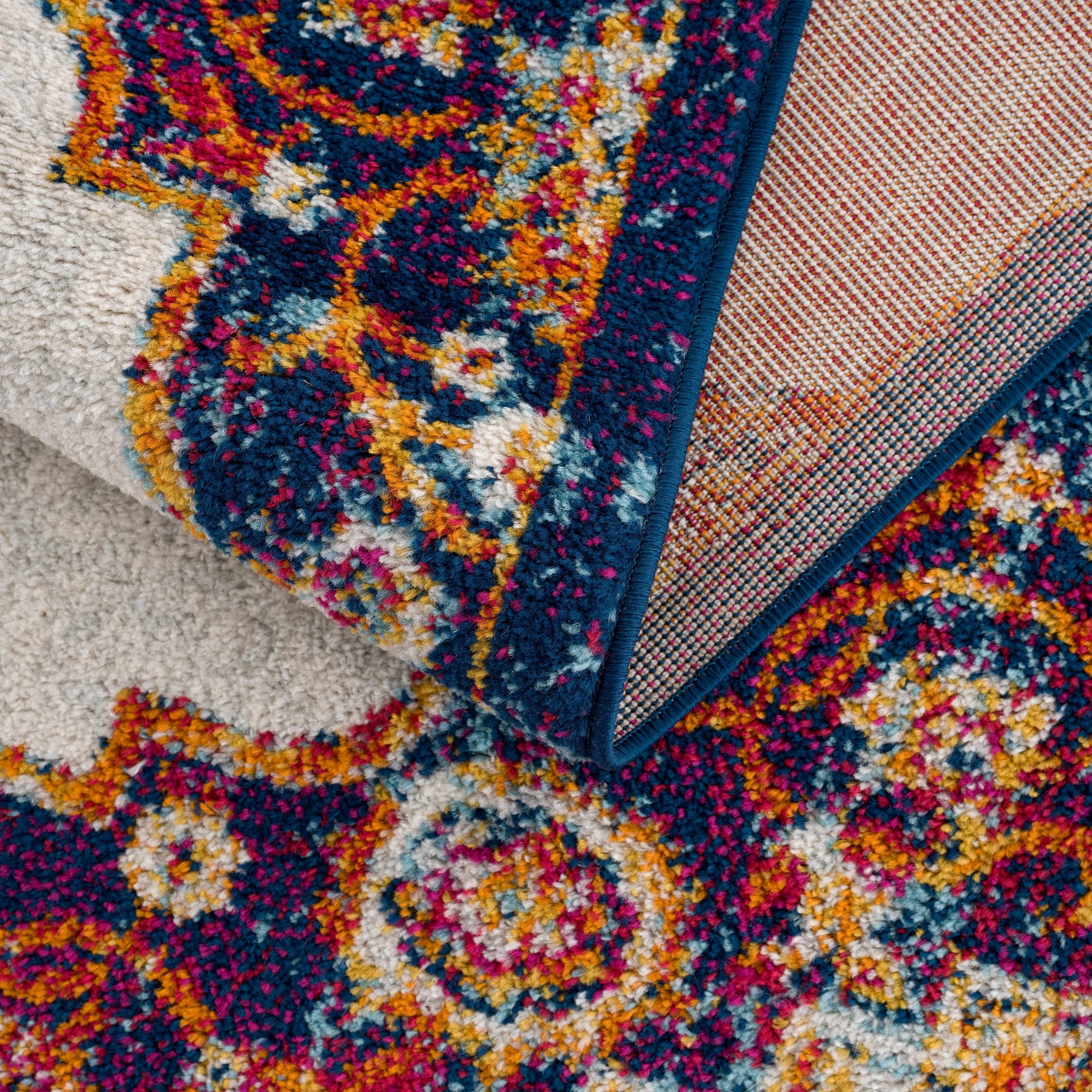 Istanbul Orange Area Rug - Clearance - Ornate Home