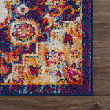 Istanbul Orange Area Rug - Clearance - Ornate Home