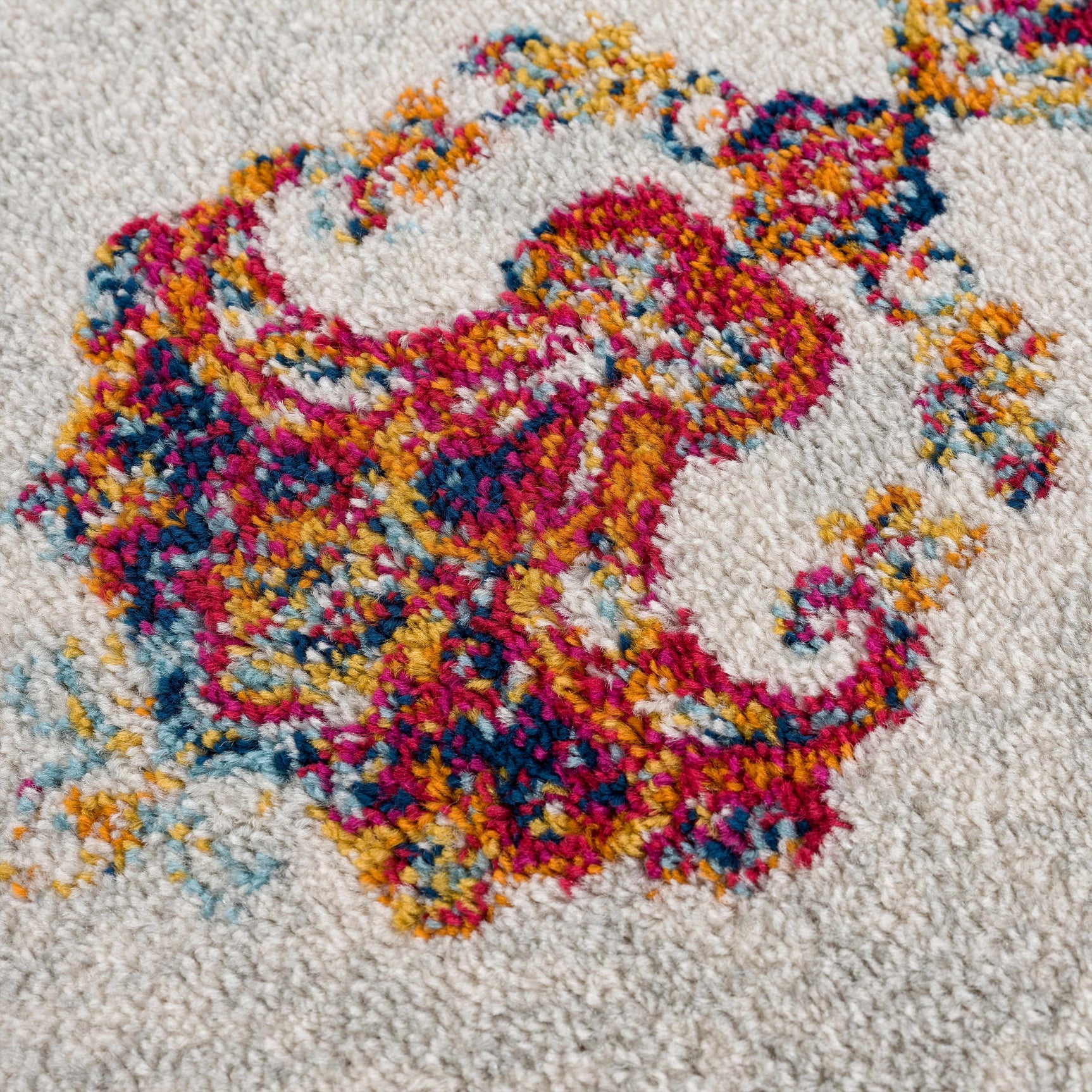 Istanbul Orange Area Rug - Clearance - Ornate Home