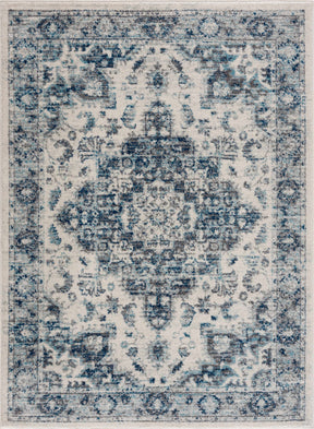 Istanbullu Blue Area Rug - Clearance - Ornate Home