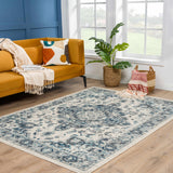 Istanbullu Blue Area Rug - Clearance - Ornate Home