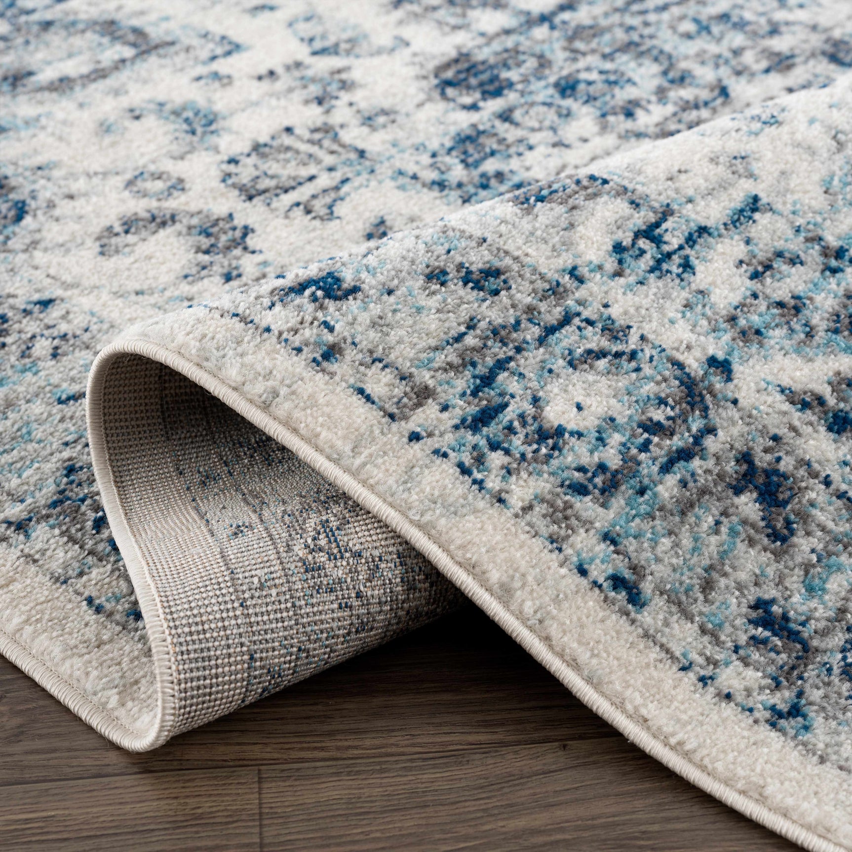Istanbullu Blue Area Rug - Clearance - Ornate Home
