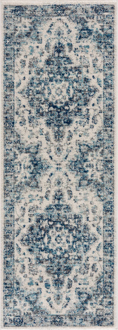 Istanbullu Blue Area Rug - Clearance - Ornate Home