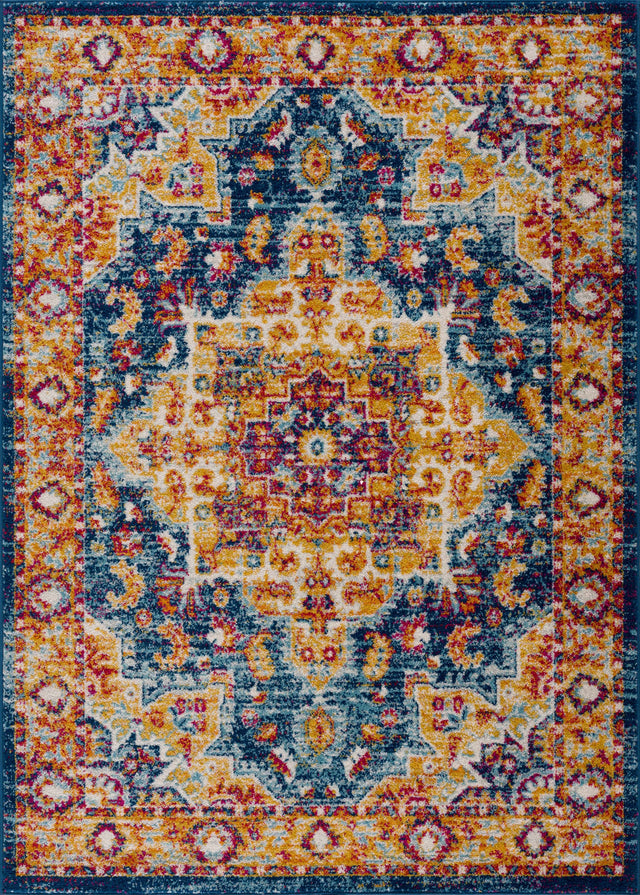 Istanbullu Orange Area Rug - Clearance - Ornate Home