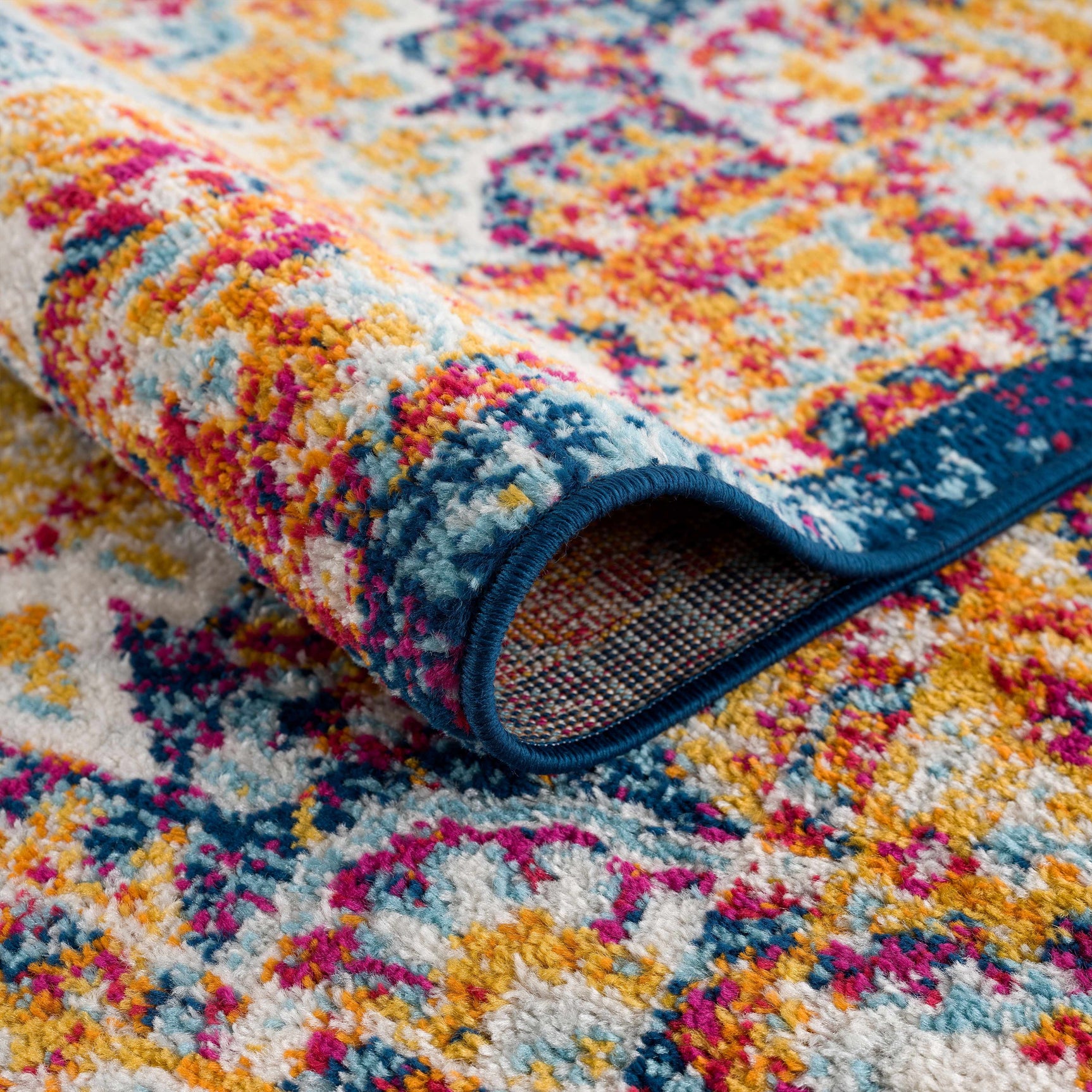 Istanbullu Orange Area Rug - Clearance - Ornate Home