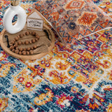 Istanbullu Orange Area Rug - Clearance - Ornate Home