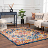 Istanbullu Orange Area Rug - Clearance - Ornate Home