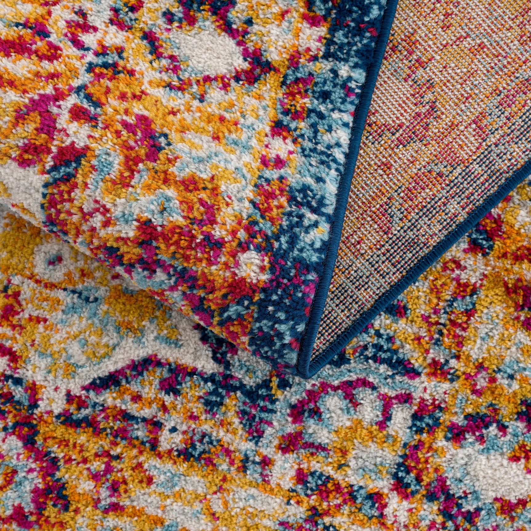 Istanbullu Orange Area Rug - Clearance - Ornate Home