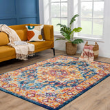 Istanbullu Orange Area Rug - Clearance - Ornate Home