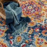 Istanbullu Orange Area Rug - Clearance - Ornate Home