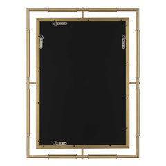 It's All Connected Brass Rectangle Mirror - Ornate Home