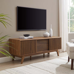 Iterate Walnut 59" TV Stand - Ornate Home
