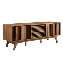 Iterate Walnut 59" TV Stand - Ornate Home