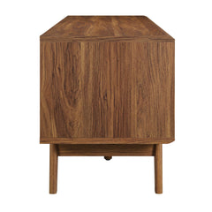 Iterate Walnut 59" TV Stand - Ornate Home