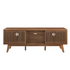 Iterate Walnut 59" TV Stand - Ornate Home