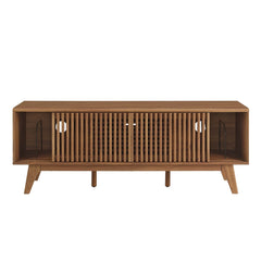 Iterate Walnut 59" TV Stand - Ornate Home