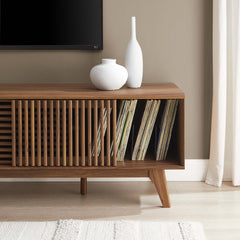 Iterate Walnut 59" TV Stand - Ornate Home