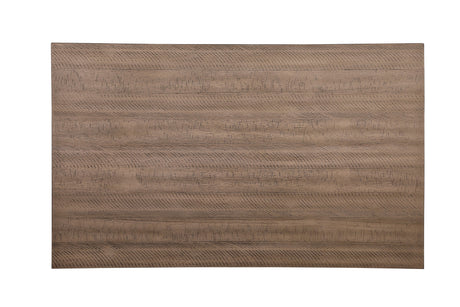 Ithaca Grayish White/Brown Dining Table - Ornate Home