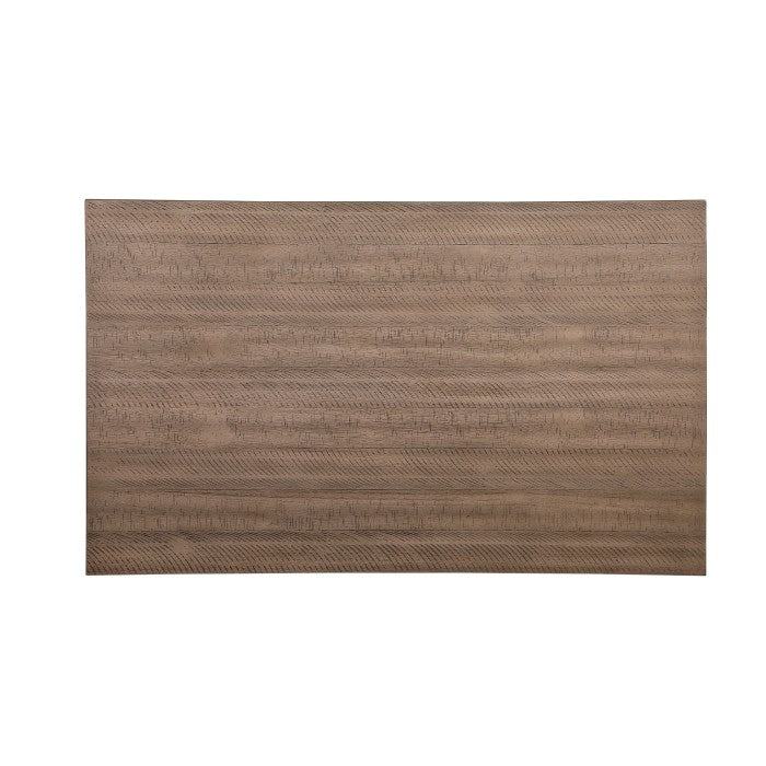 Ithaca Grayish White/Brown Dining Table - Ornate Home
