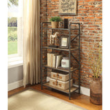 Itzel Oak Bookshelf - Ornate Home
