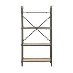 Itzel Oak Bookshelf - Ornate Home