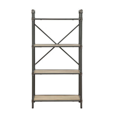 Itzel Oak Bookshelf - Ornate Home
