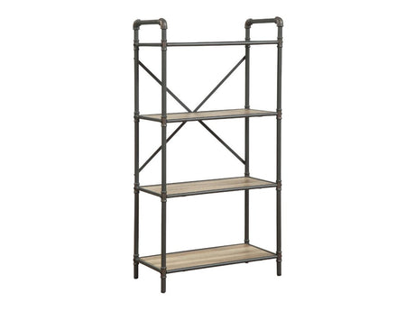 Itzel Oak Bookshelf - Ornate Home